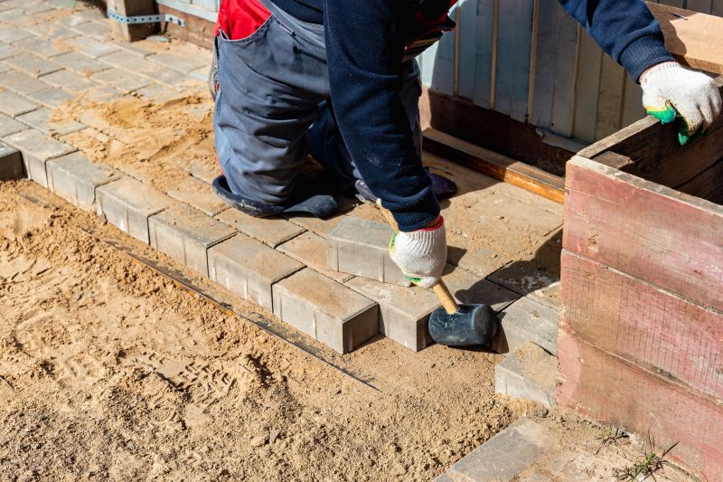 Brick Hardscape Construction in Manchester, NH
