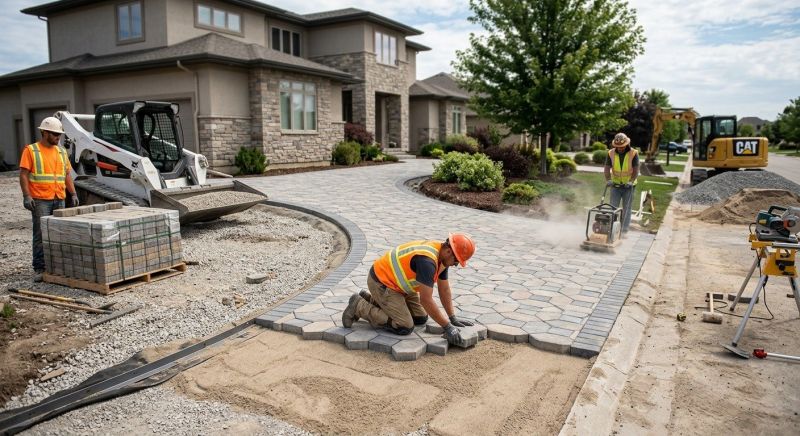 Paver Driveway Installation in Littleton, CO